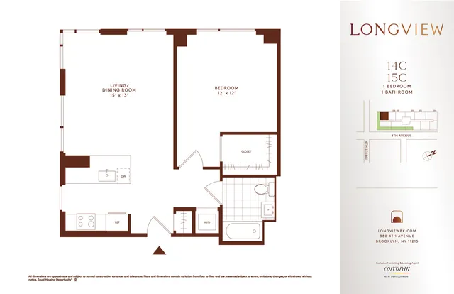 a front view of a building