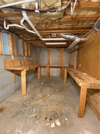 a view of storage and utility room