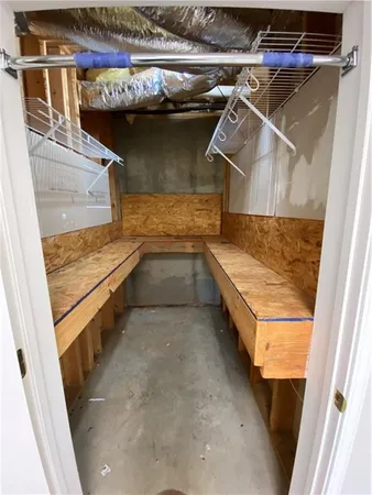 a view of a bedroom