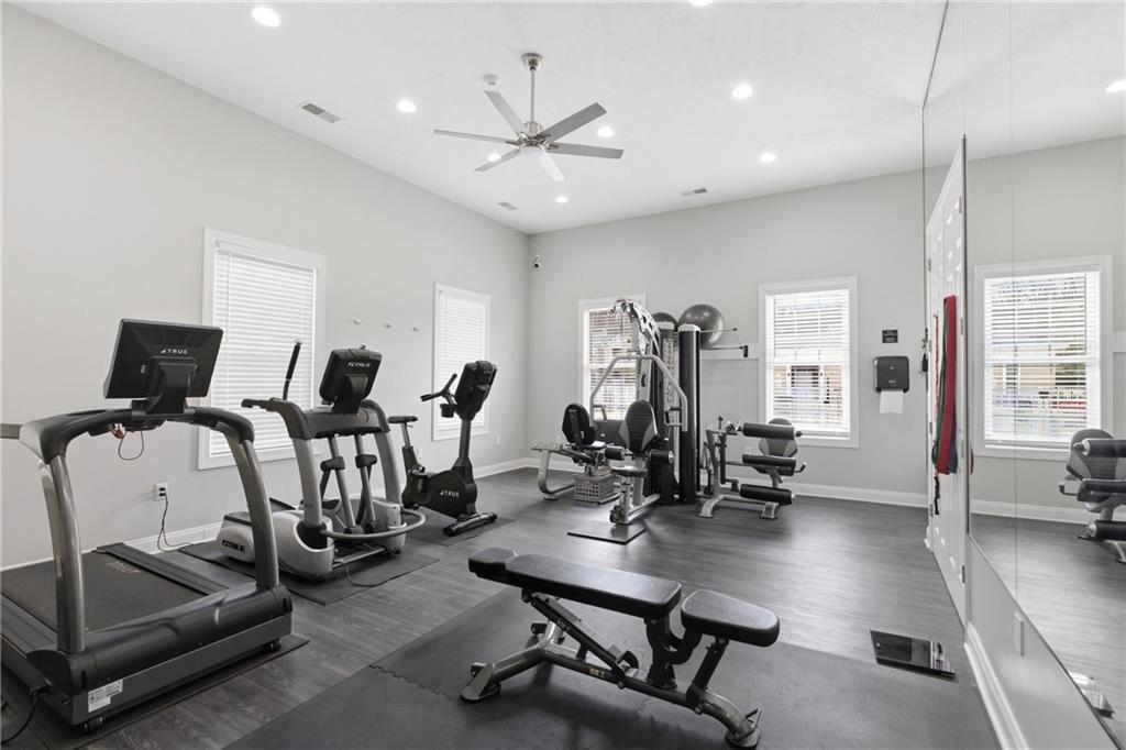 411 Stockton Ridge Cranberry Township, PA 16066 - Photo 31 of 32 a view of a room with gym equipment