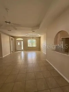 a view of a livingroom and a window