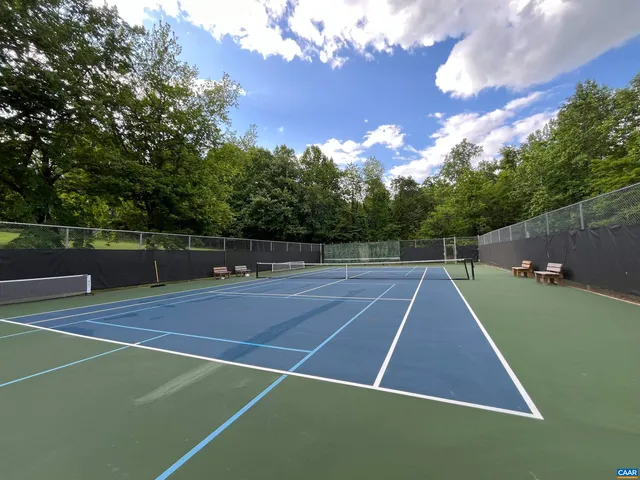 a view of a tennis court