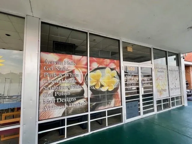 a view of front door