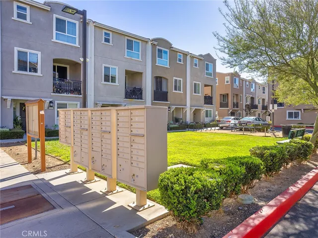 a view of a building with garden
