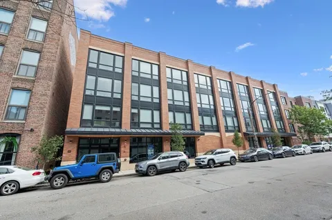 a car parked in front of a building