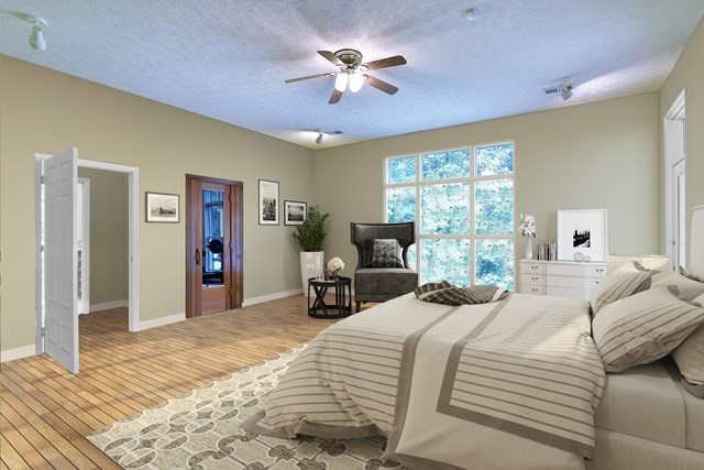 8751-8 River Road Columbus, GA 31904 - Photo 27 of 37 5th bedroom/Gym - virtually staged as bedroom!