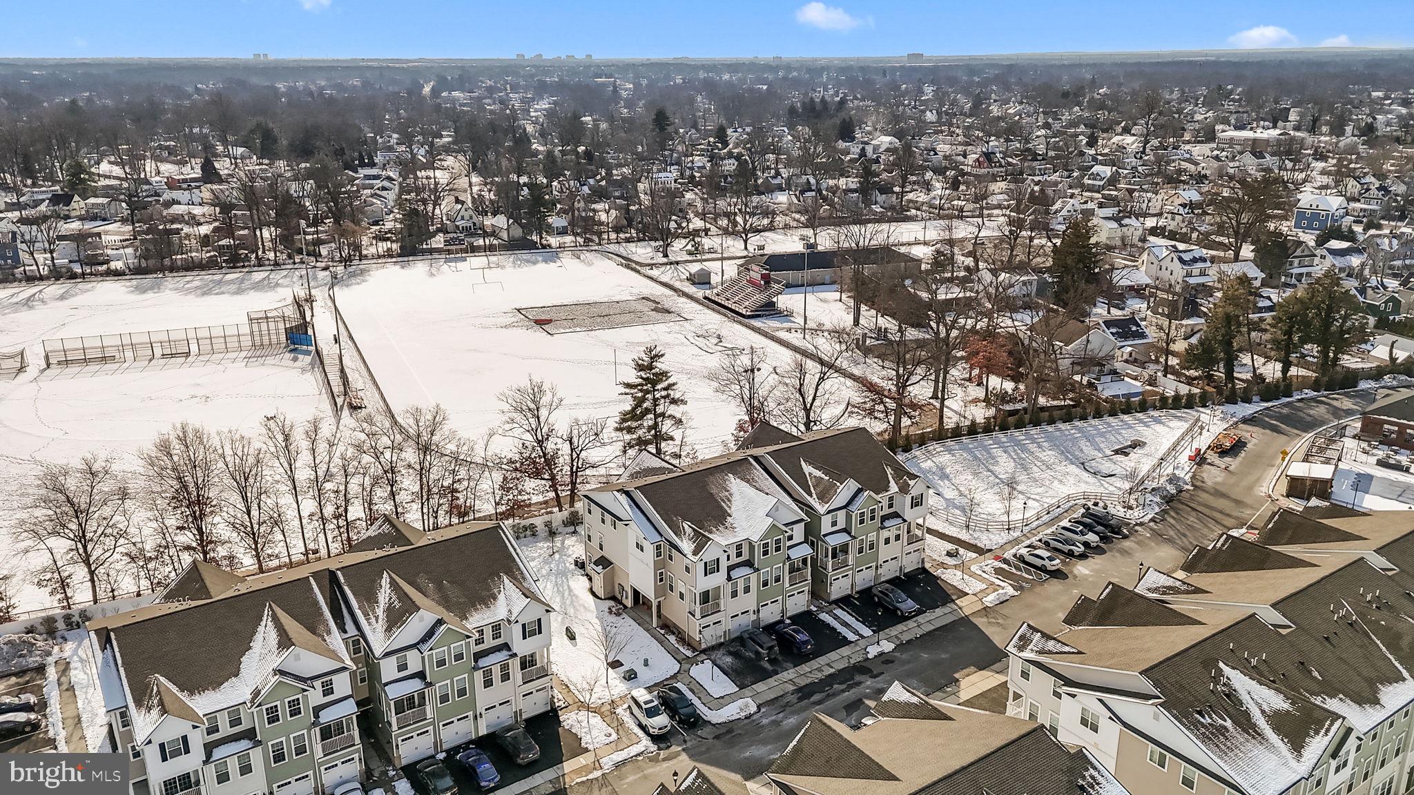 228 Park Lane Dunellen, NJ 08812 - Photo 28 of 35 an aerial view of a house with a yard