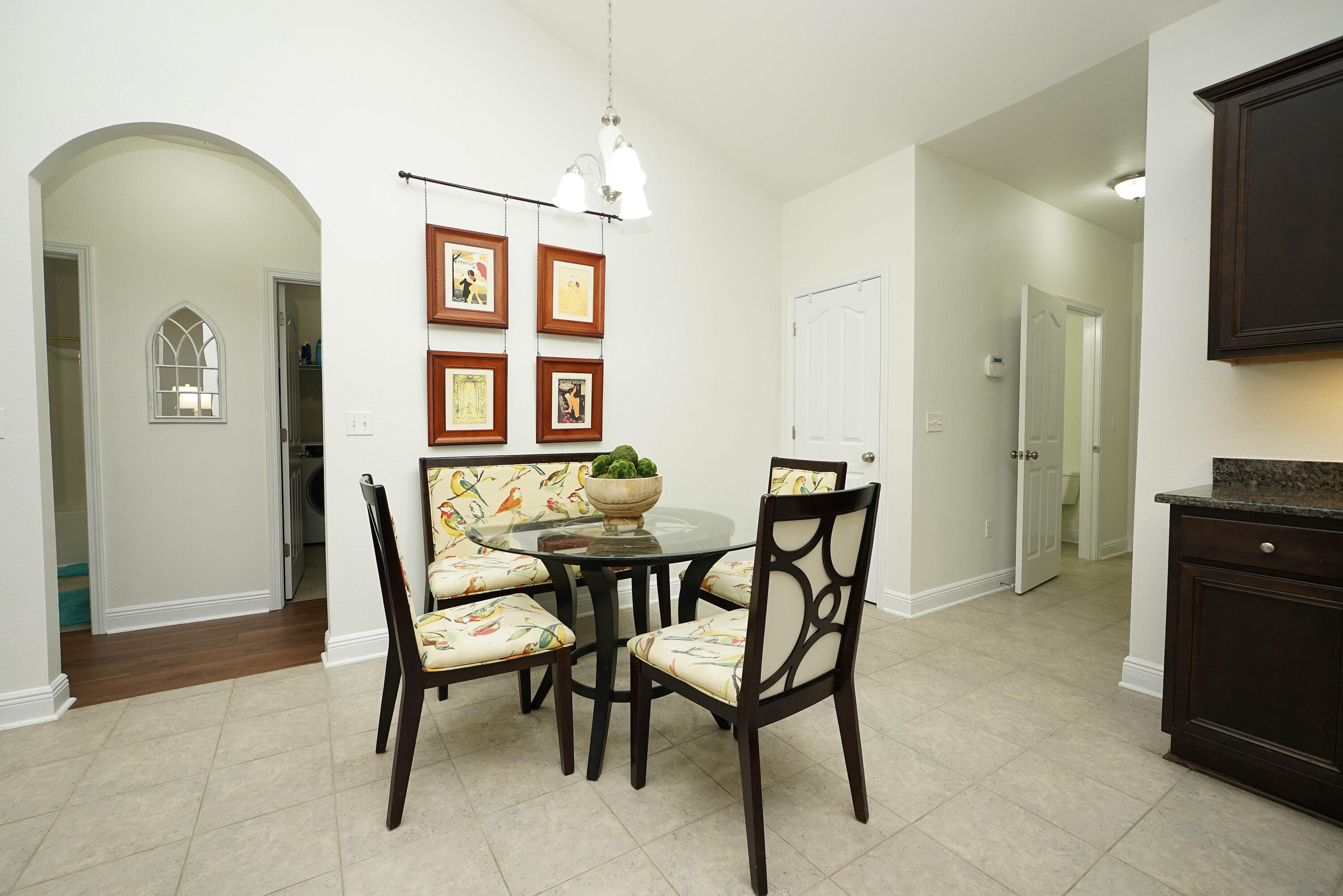 614 Red Fern Road Crestview, FL 32536 - Photo 15 of 43 a view of a dining room with furniture and a flat screen tv