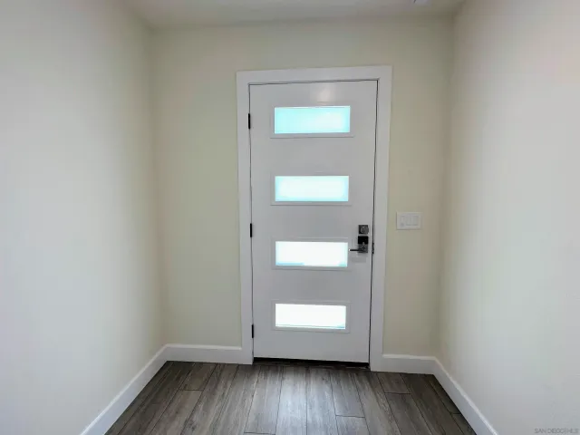 wooden floor in an empty room