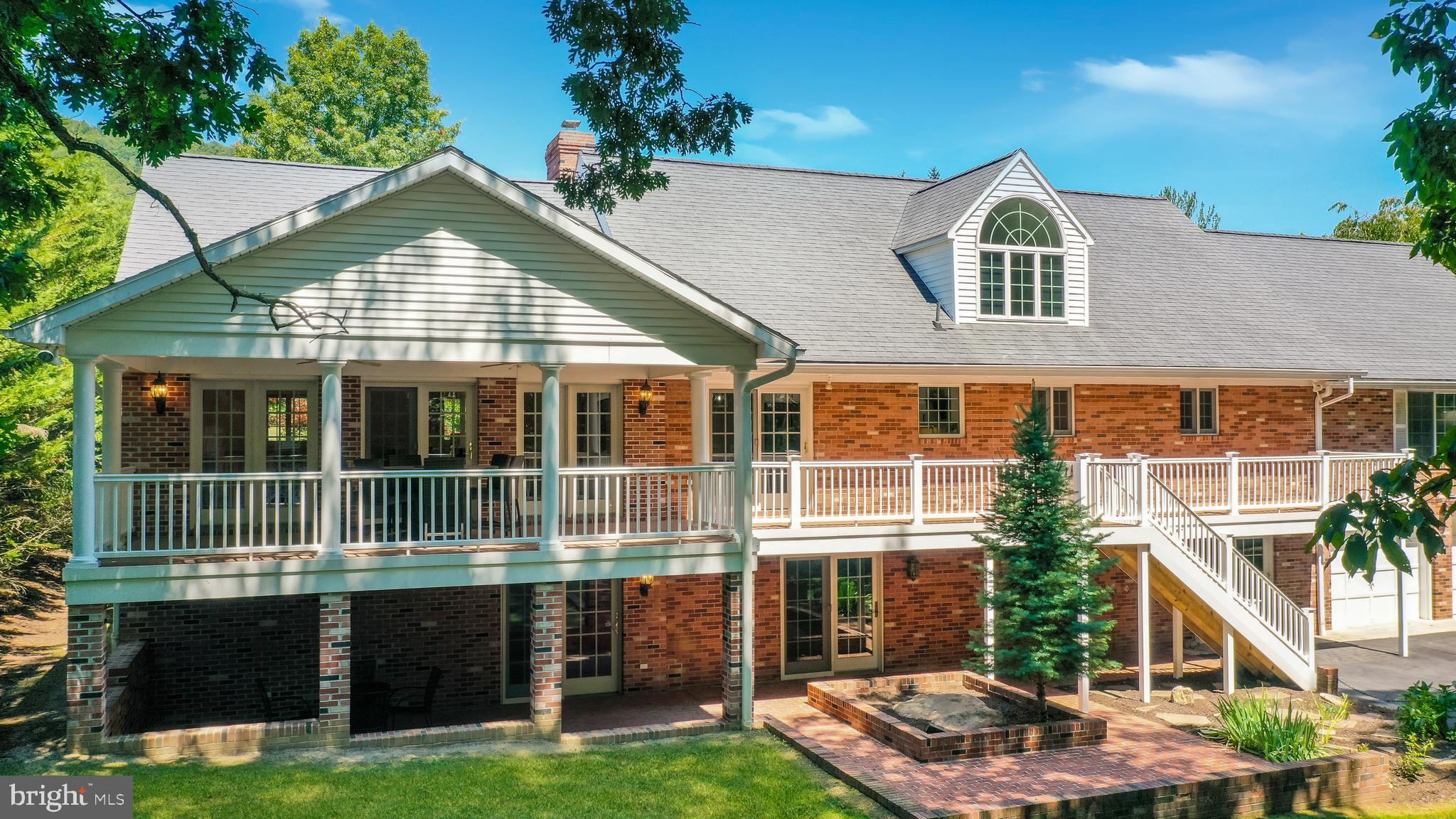 12718 Gramlich Road Southwest La Vale, MD 21502 - Photo 5 of 70 Upper Covered Deck w/Ceiling Fans!