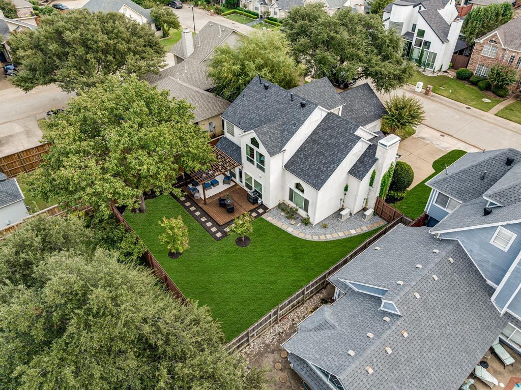 6053 Buffridge Trail Dallas, TX 75252 - Photo 32 of 40 an aerial view of a house