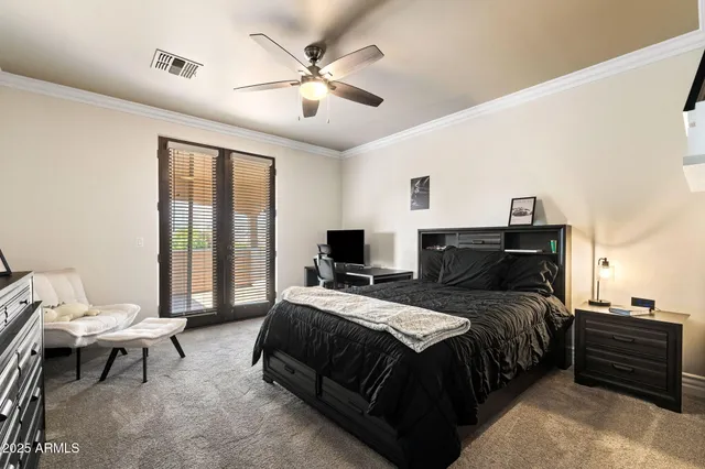a view of a patio with a table chairs and a fireplace