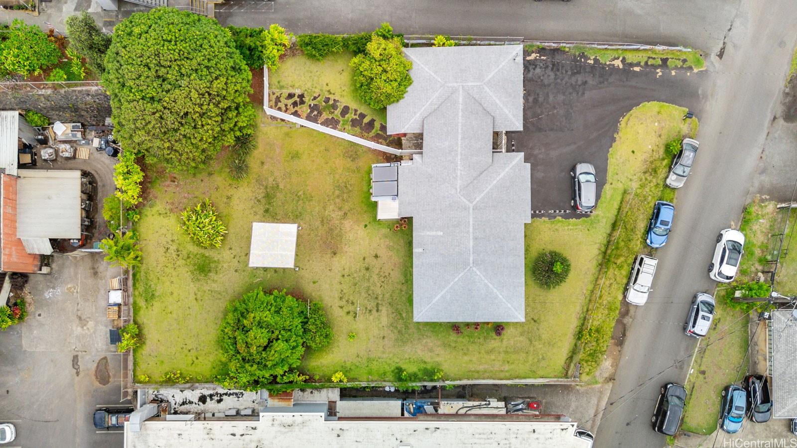 45-510 Pahia Road Kaneohe, HI 96744 - Photo 22 of 24 an aerial view of a house with a backyard