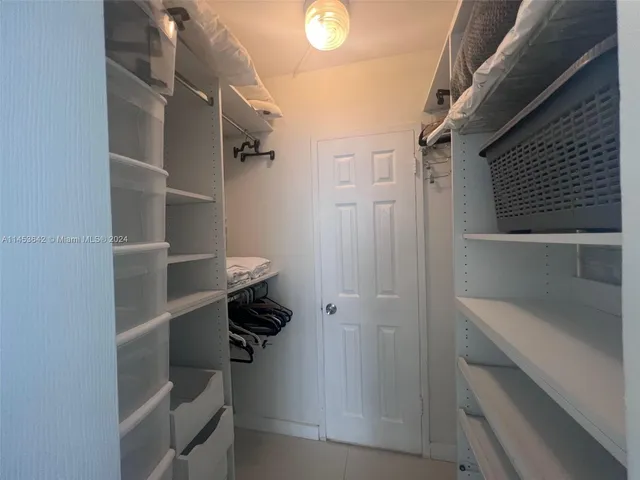 a view of walk in closet