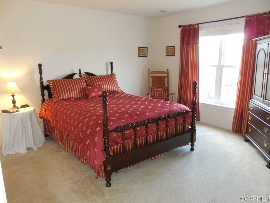 13213 Tipple Point Road Midlothian, VA 23114 - Photo 15 of 24 a large bed sitting in a bedroom next to a window