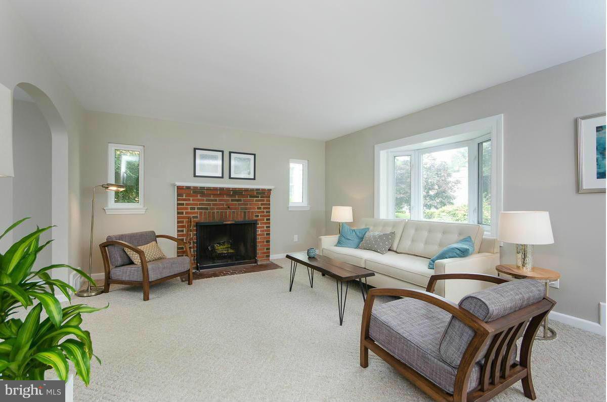 9306 Wire Avenue Silver Spring, MD 20901 - Photo 2 of 29 Living Room w/ wood burning fireplace