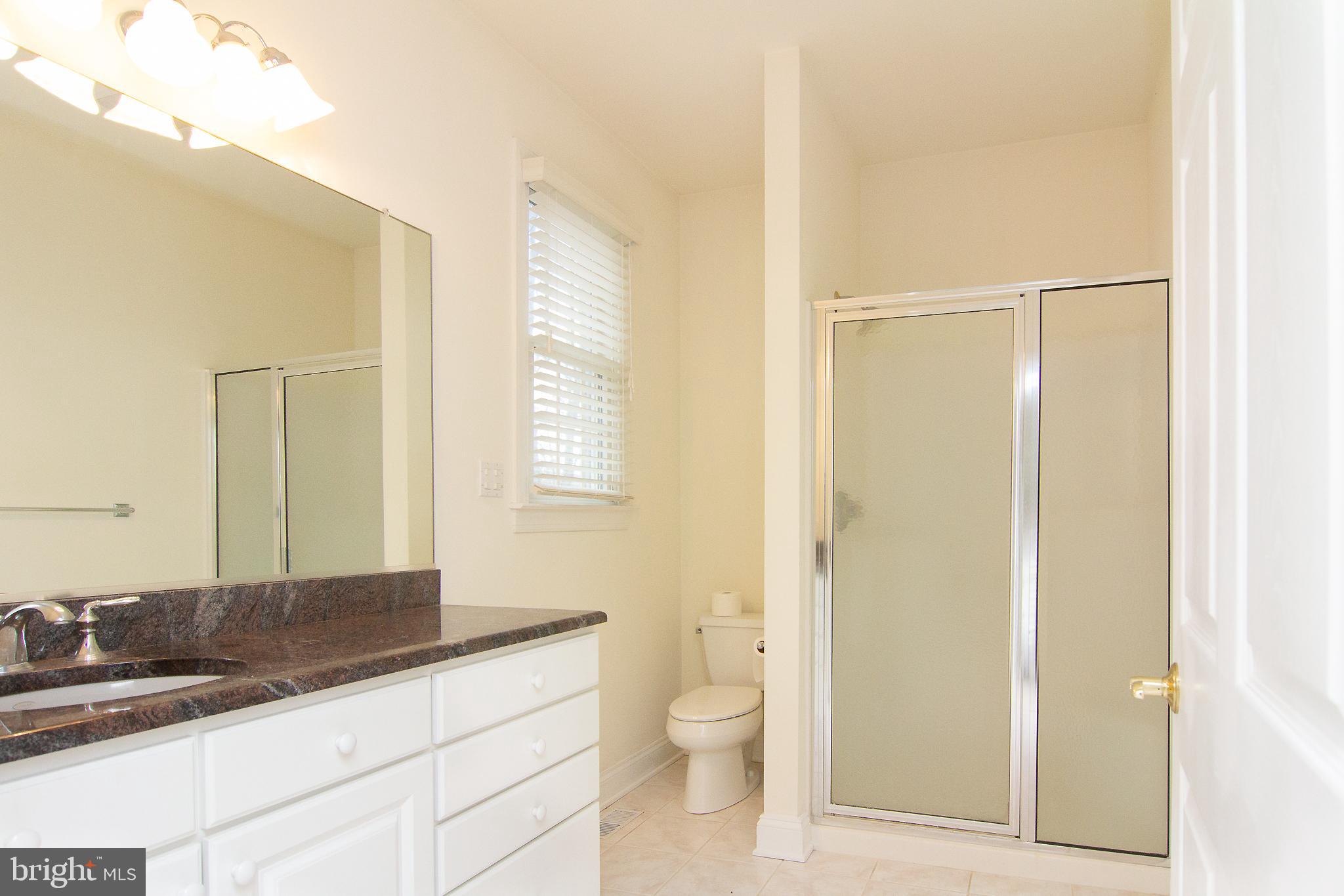 2089 Brown Road Finksburg, MD 21048 - Photo 16 of 31 a bathroom with a granite countertop sink toilet and shower