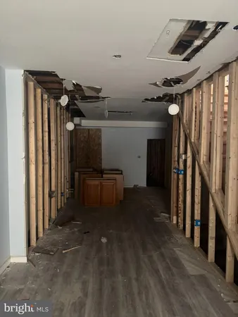 a view of a storage room