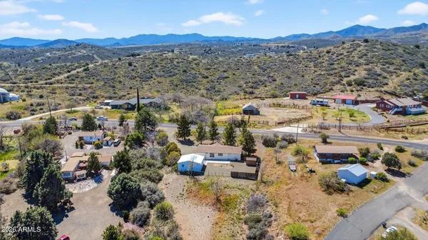 a view of city and mountain