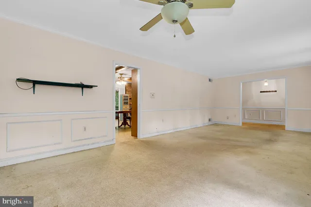 a view of an empty room