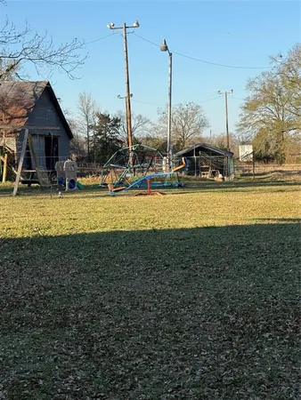 a backyard of a house