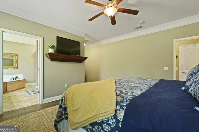 a workspace with furniture and a window