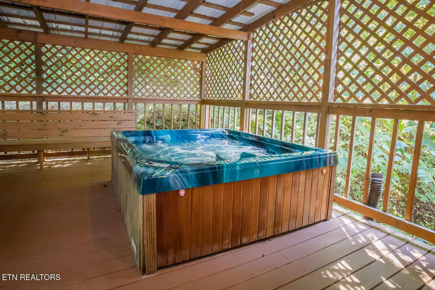 676 Rocky Flats Road Cosby, TN 37722 - Photo 15 of 35 Hot Tub