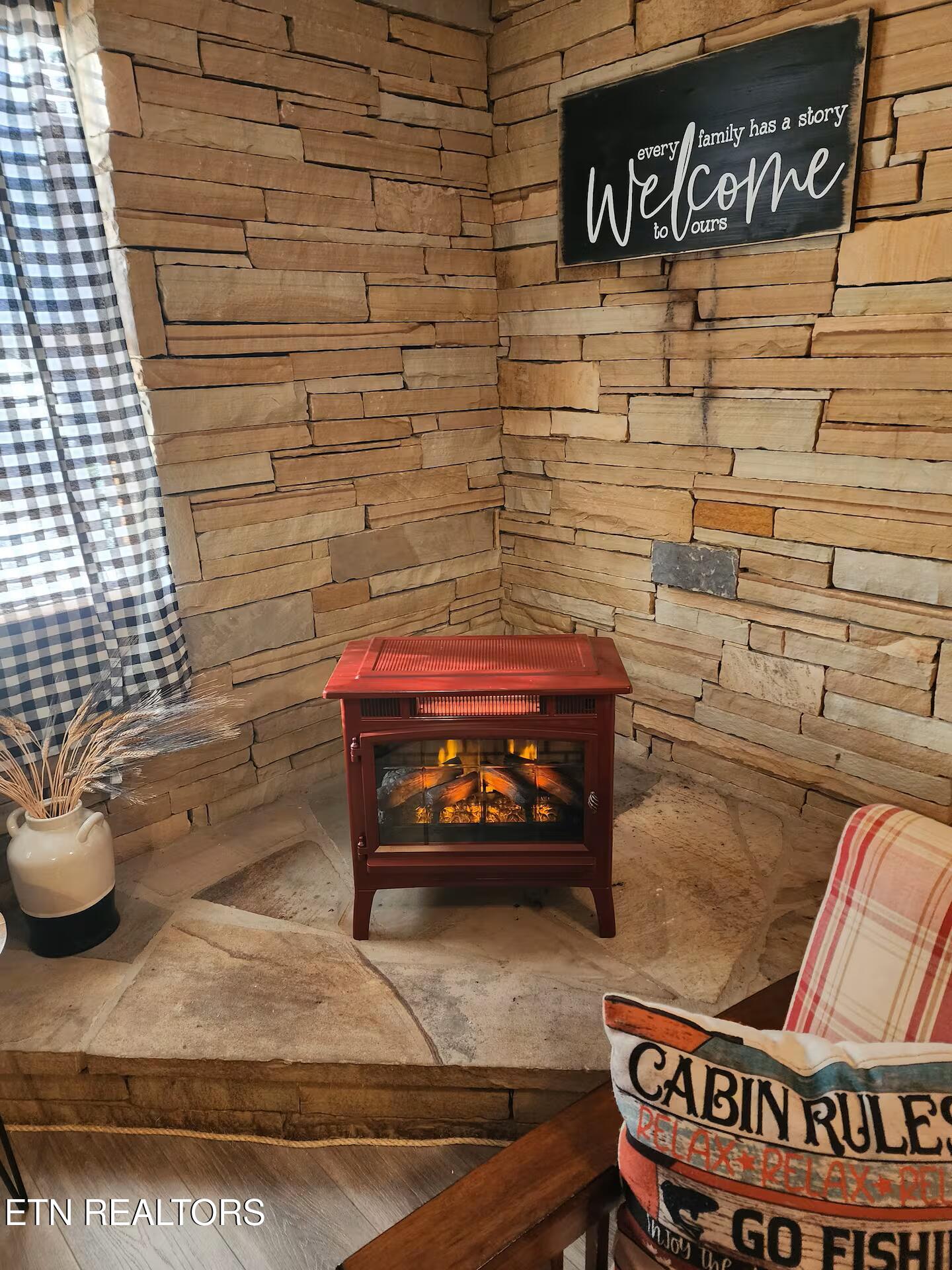 676 Rocky Flats Road Cosby, TN 37722 - Photo 20 of 35 New Eletric Fireplace