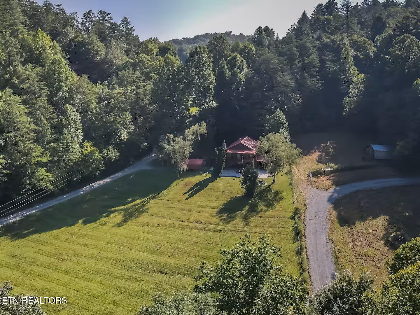 676 Rocky Flats Road Cosby, TN 37722 - Photo 3 of 35 Drone Image