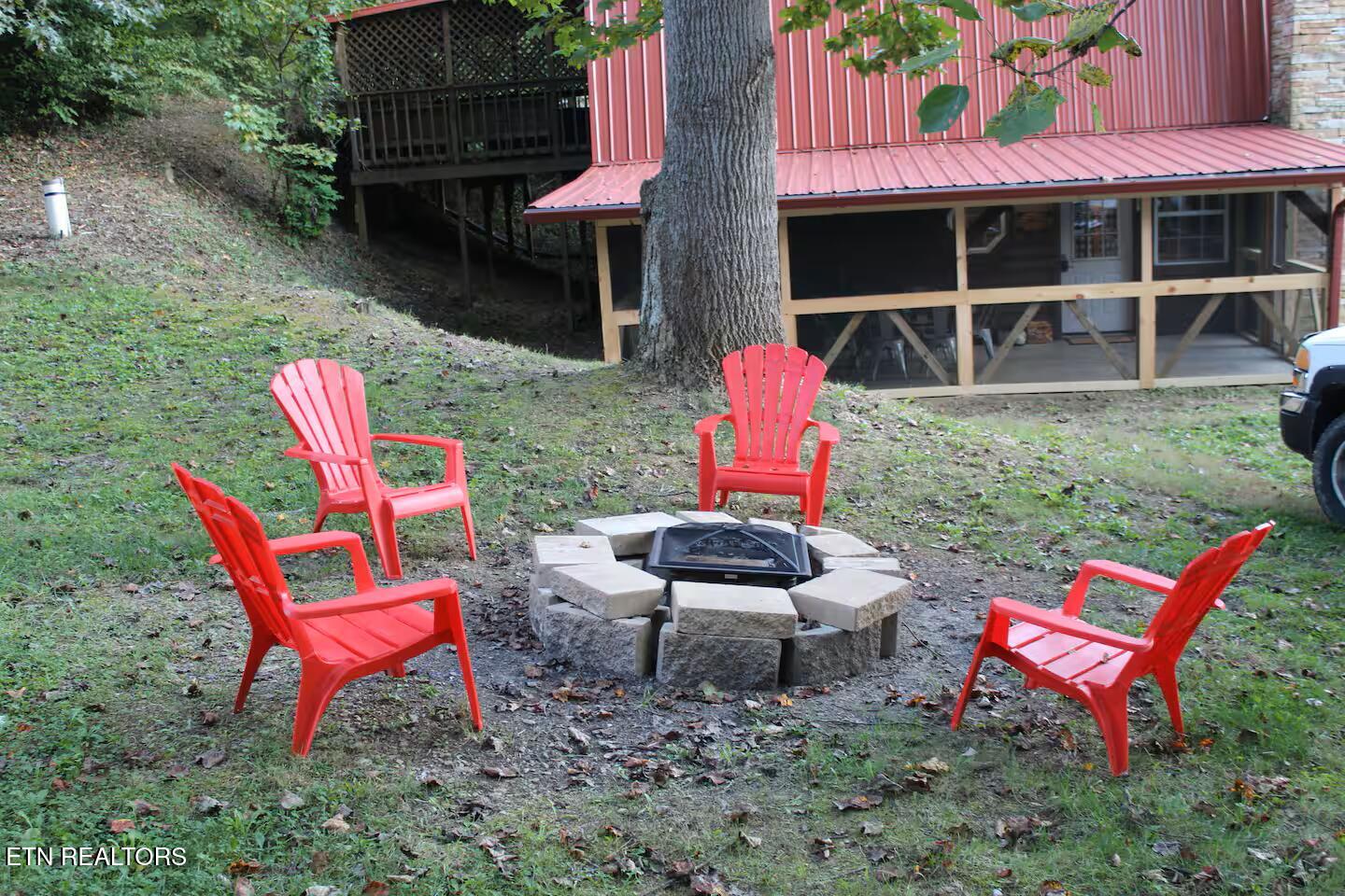 676 Rocky Flats Road Cosby, TN 37722 - Photo 31 of 35 Fire Pit