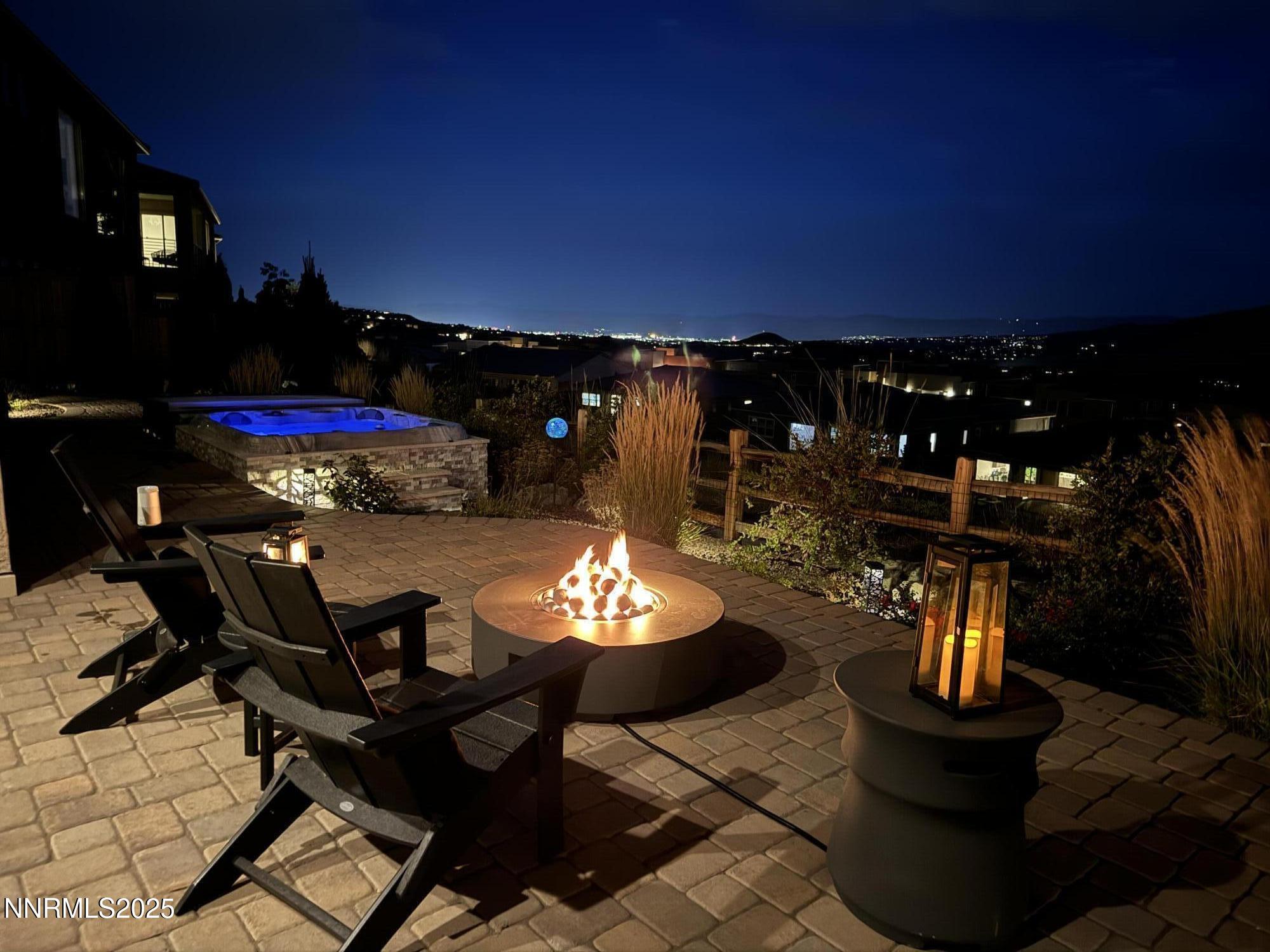 9176 Graycliff Lane Reno, NV 89523 - Photo 7 of 48 City lights with hot tub