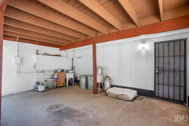 a view of storage and utility room