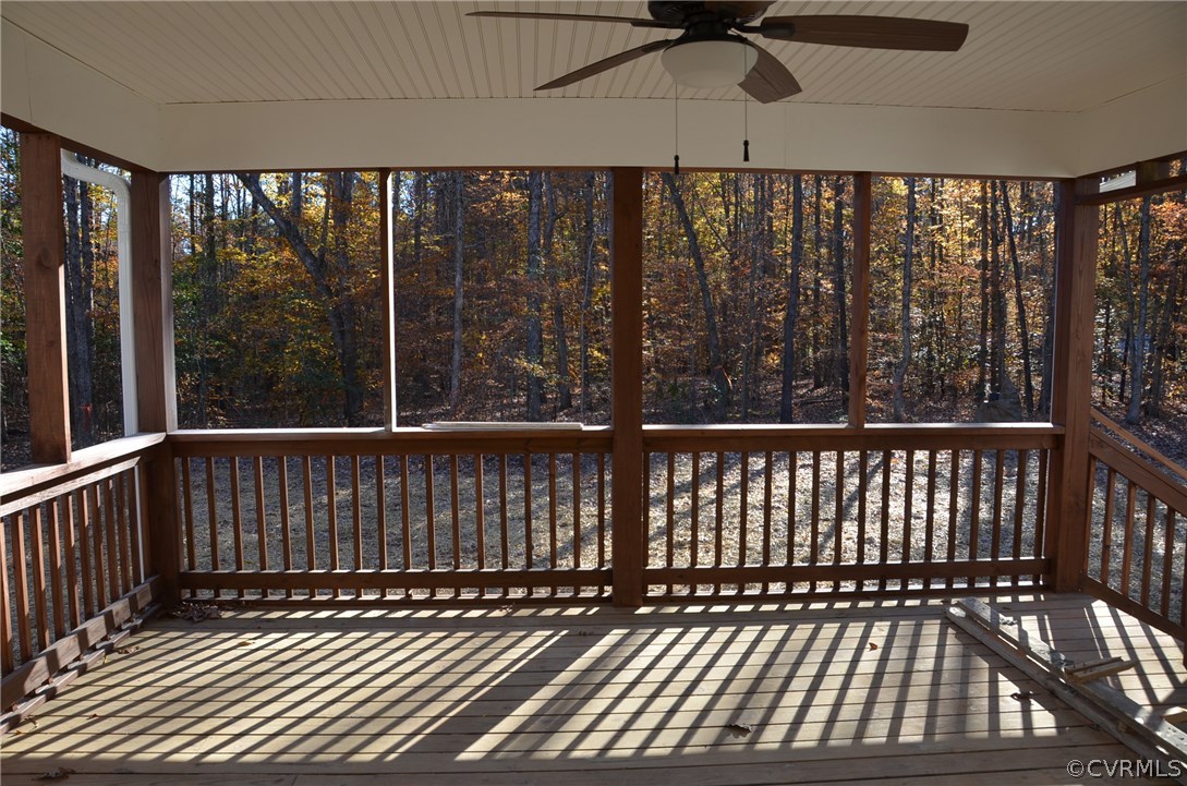 1118 Signboard Road Bumpass, VA 23024 - Photo 21 of 26 a view of wooden balcony