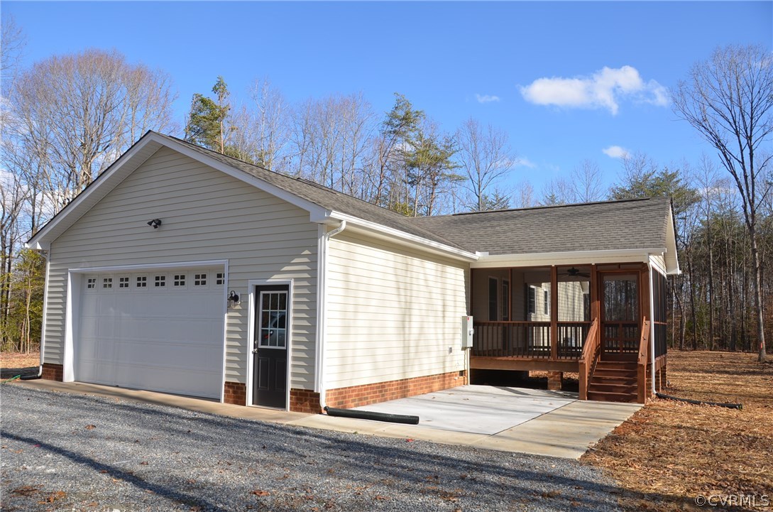 1118 Signboard Road Bumpass, VA 23024 - Photo 25 of 26 a view of house with outdoor space and porch