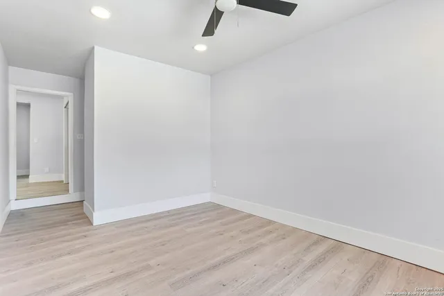 wooden floor in an empty room