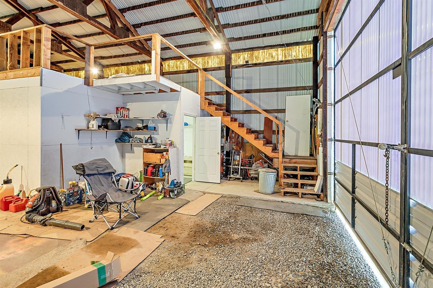 845 Riverbanks Road Grants Pass, OR 97527 - Photo 22 of 28 Stairs that lead to upper storage!