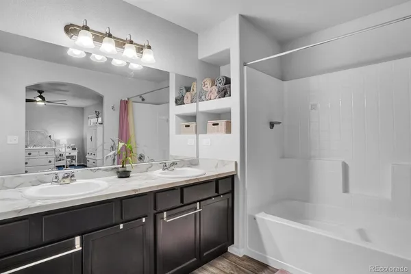 a workspace with furniture and window