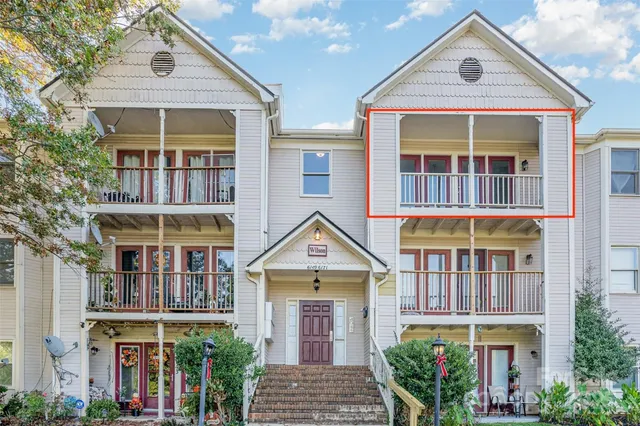 front view of a brick building