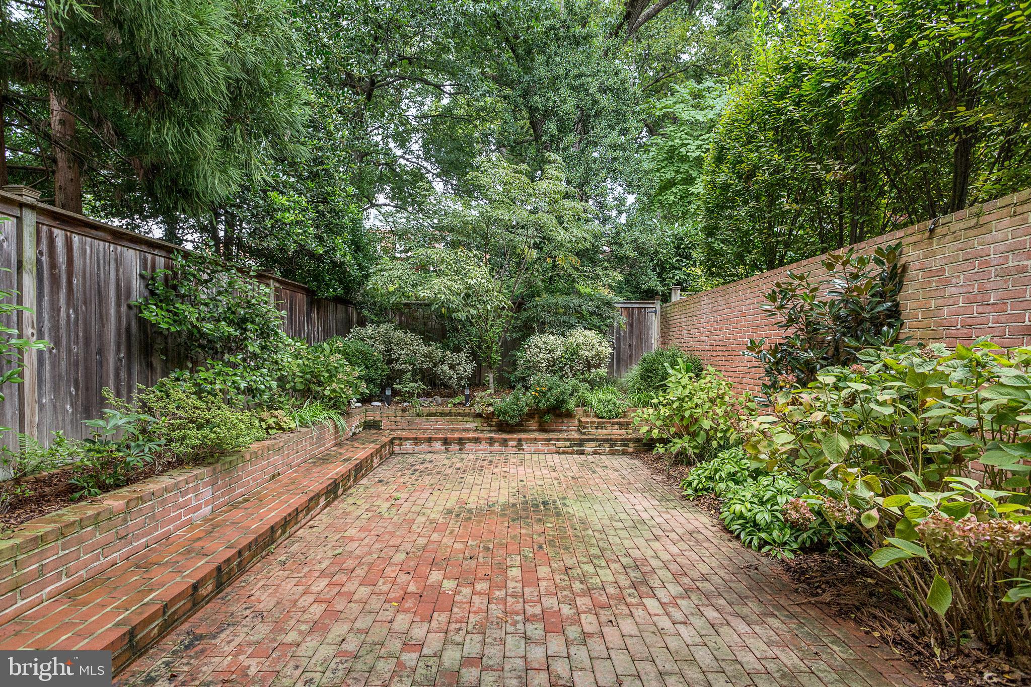 3131 P Street Northwest Washington, DC 20007 - Photo 14 of 16 Rear Garden and Terrace