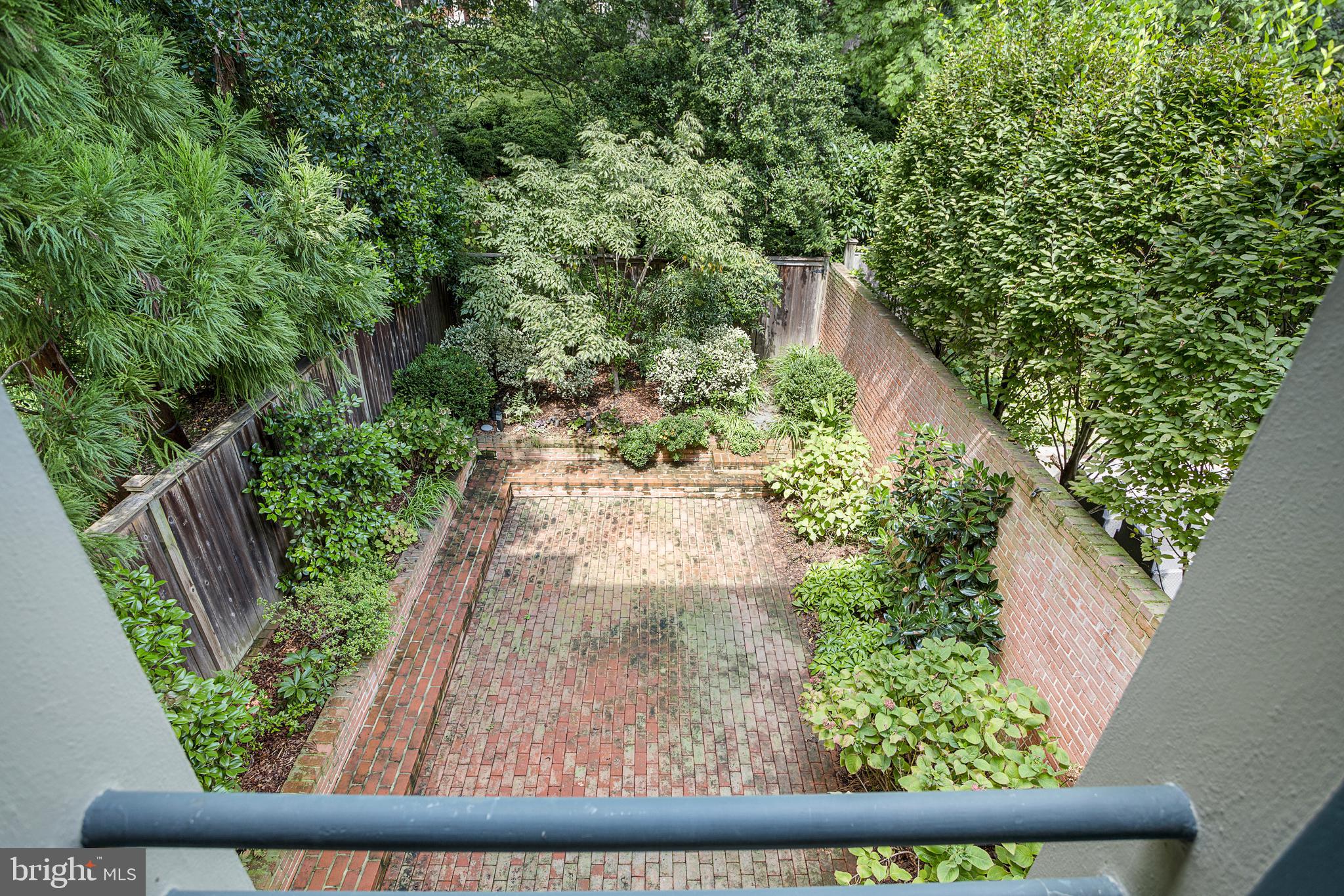 3131 P Street Northwest Washington, DC 20007 - Photo 15 of 16 Rear Garden and Terrace