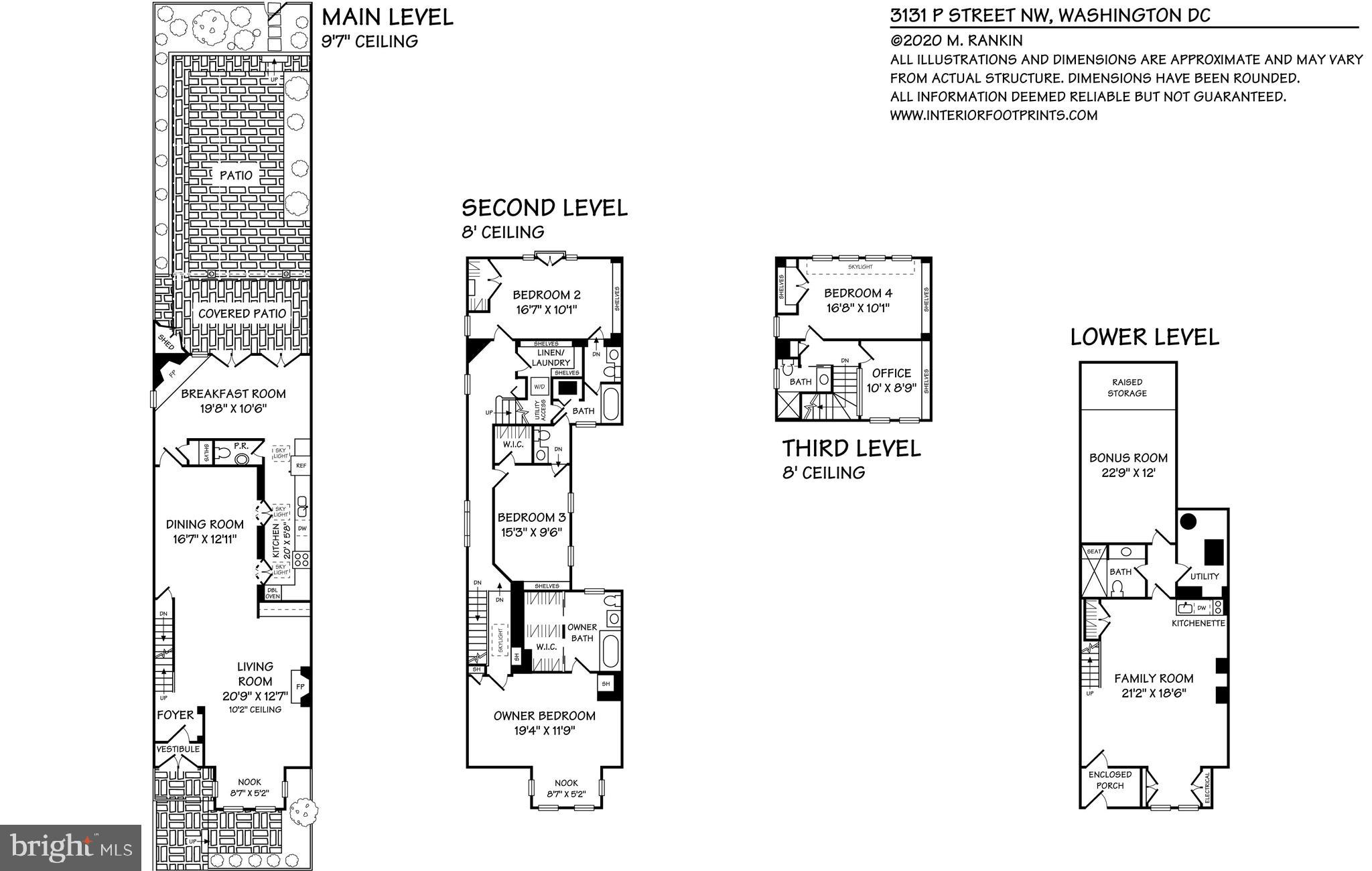 3131 P Street Northwest Washington, DC 20007 - Photo 16 of 16 Floor Plan