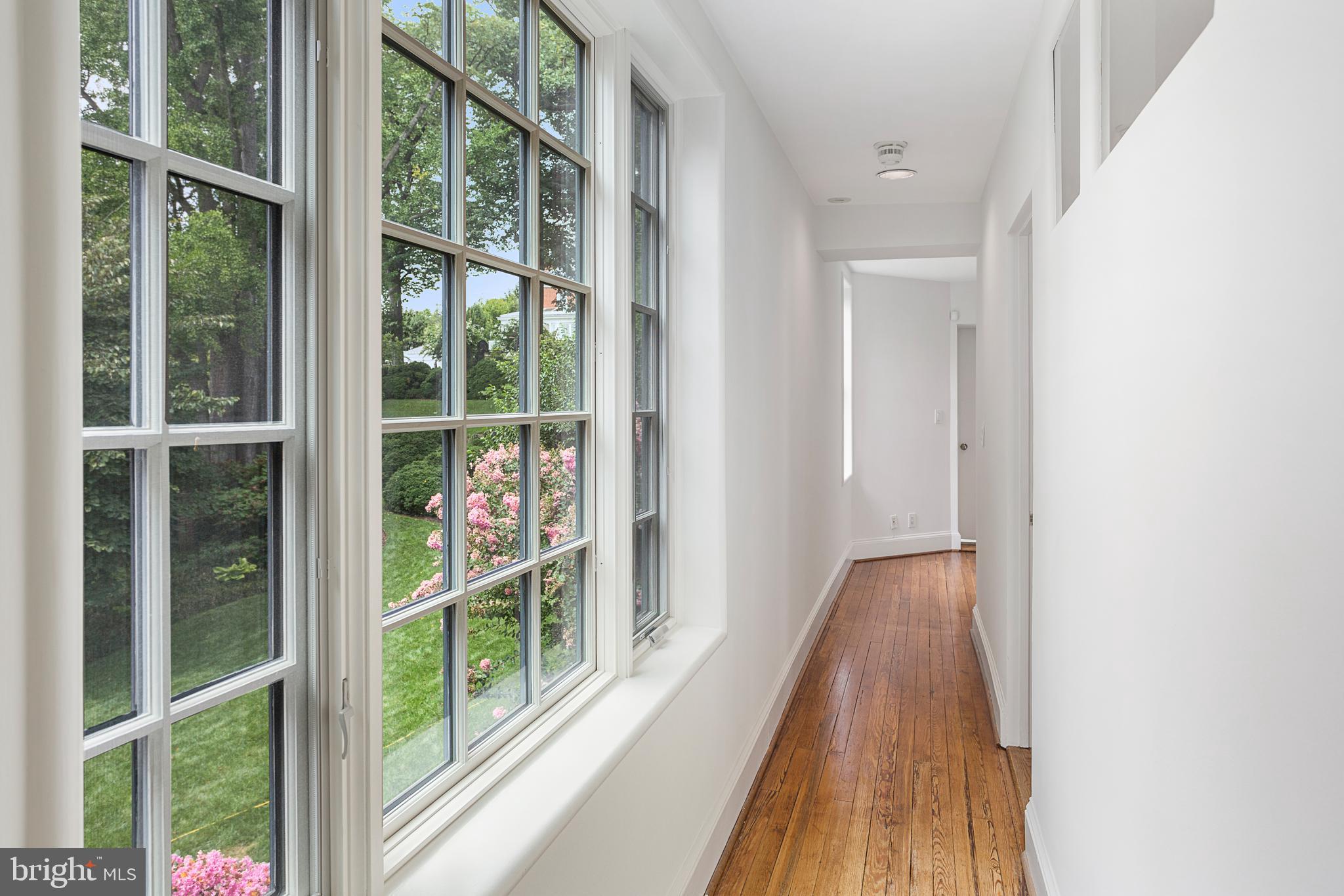 3131 P Street Northwest Washington, DC 20007 - Photo 8 of 16 Hallway with Estate Garden View