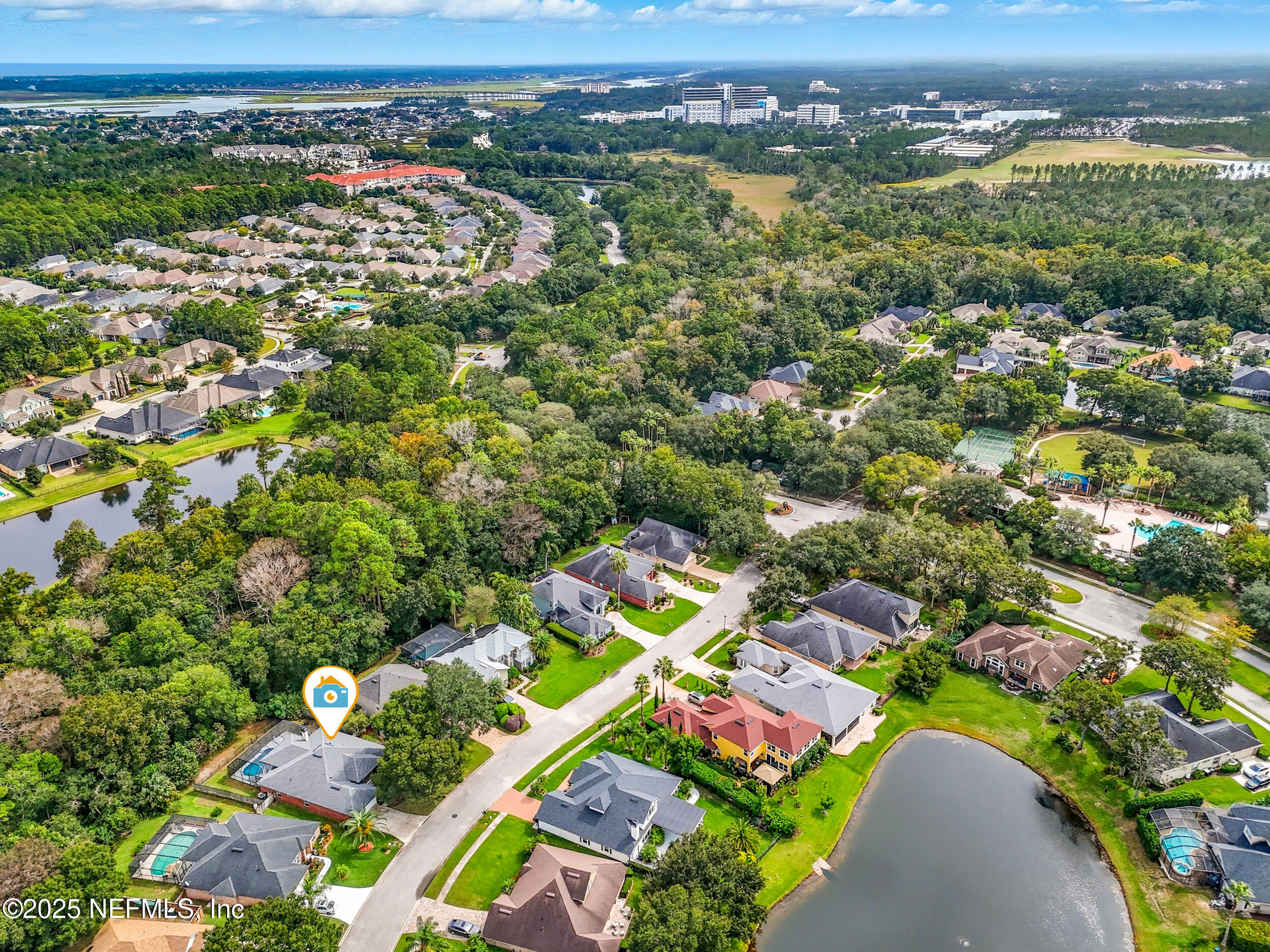 3761 Golden Reeds Lane Jacksonville, FL 32224 - Photo 30 of 40 an aerial view of multiple house
