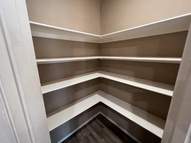 a view of walk in closet