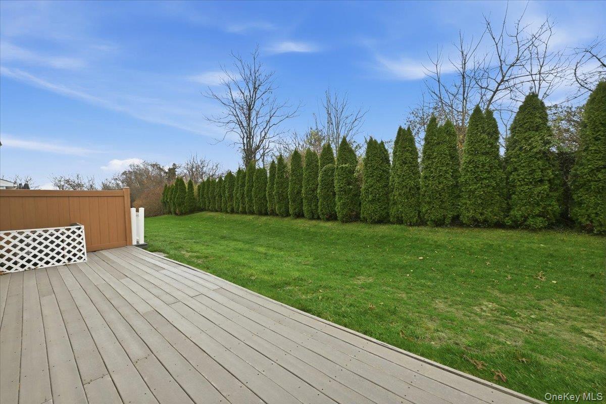 23 Sandy Hill Road Commack, NY 11725 - Photo 18 of 24 a view of a yard with wooden fence
