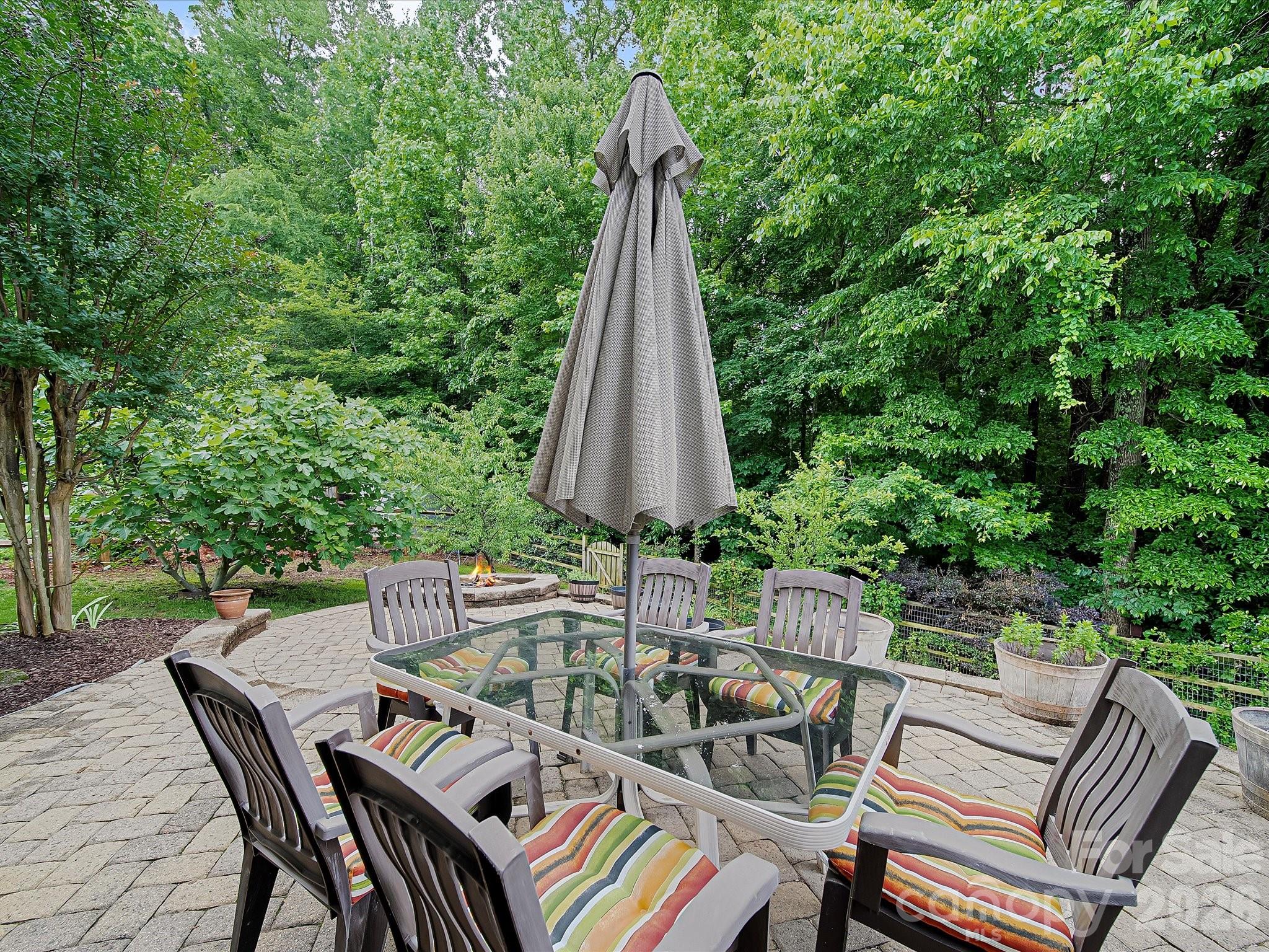 2306 Nettleton Court Matthews, NC 28105 - Photo 29 of 34 a view of a patio with a table chairs and a barbeque