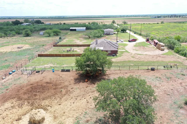 a view of a lake with a big yard