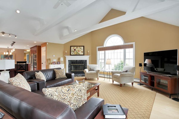 9 Sidney Road Sturbridge, MA 01566 - Photo 5 of 30 a living room with furniture and a flat screen tv