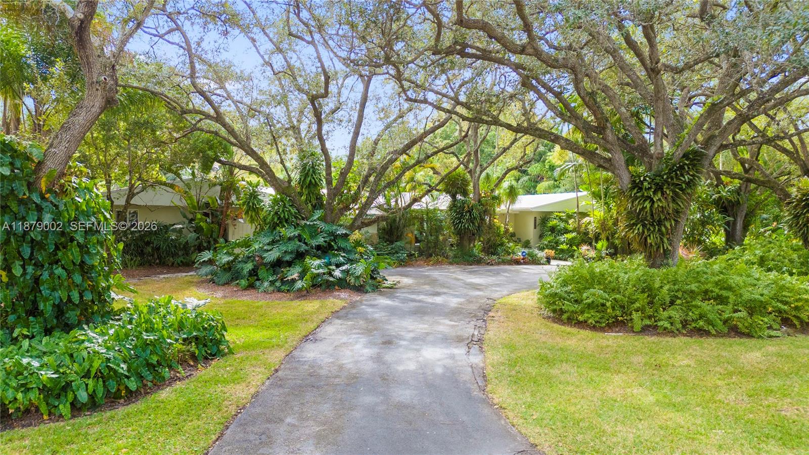 6630 Southwest 102nd Street Pinecrest, FL 33156 - Photo 2 of 4 a view of a back yard with flower plants