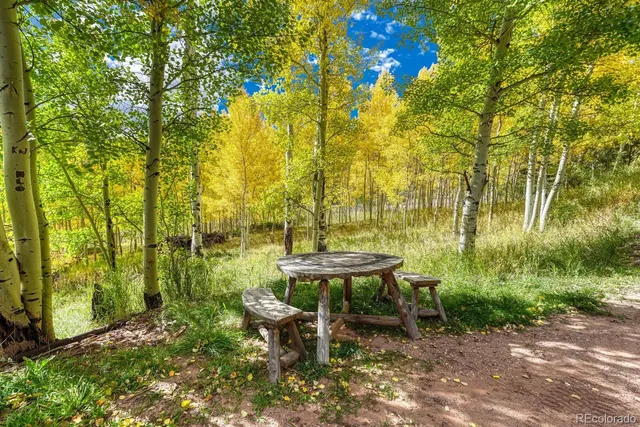 a view of swimming pool from a outdoor space
